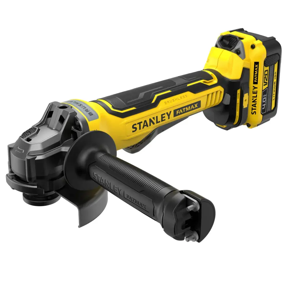 Esmerilhadeira angular brushless 125MM s/bat carre Stanley — fotografia 3