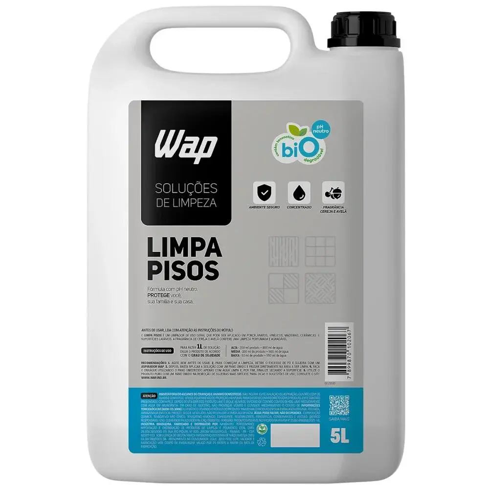 Limpa pisos e superfícies limpa pisos 5 litros Wap