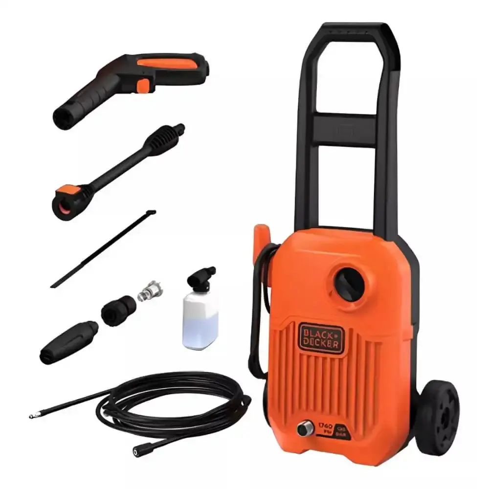 Lavadora de alta pressão 1500W 1740 PSI 6,8 l/min black & decker 220 V — fotografia 10