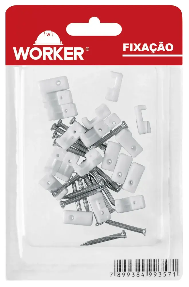 Abraçadeira 1,5MM a 2,5MM cabo coaxial 20 peç Worker — fotografia de referência