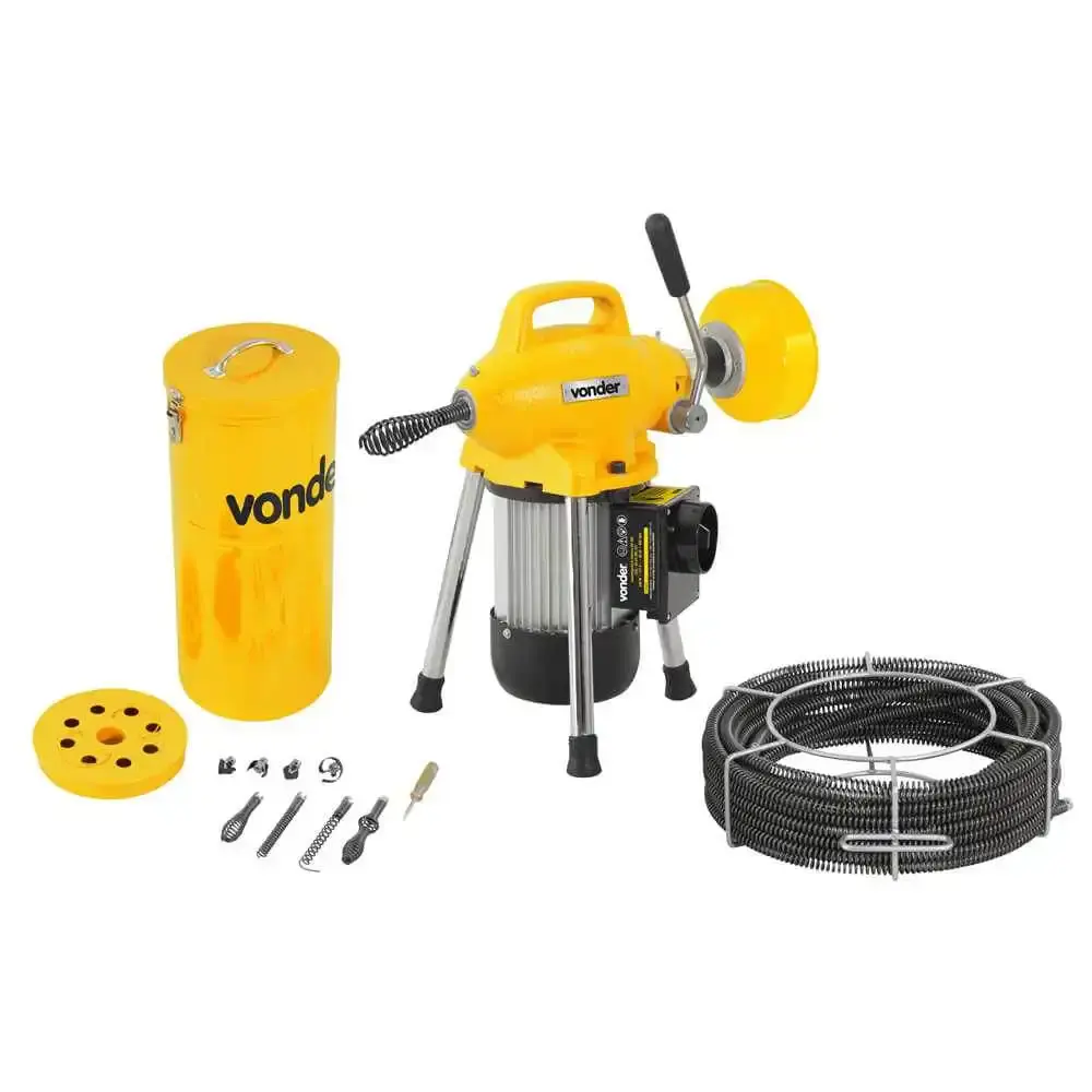 Desentupidora elétrica para tubulações DV390 Vonder 110 V