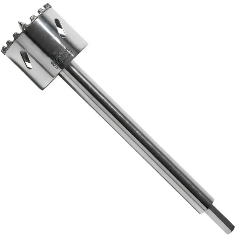 Serra copo diamantada 30 MM 1.3/16 POL com haste 150 MM DE030M Starrett — fotografia de referência