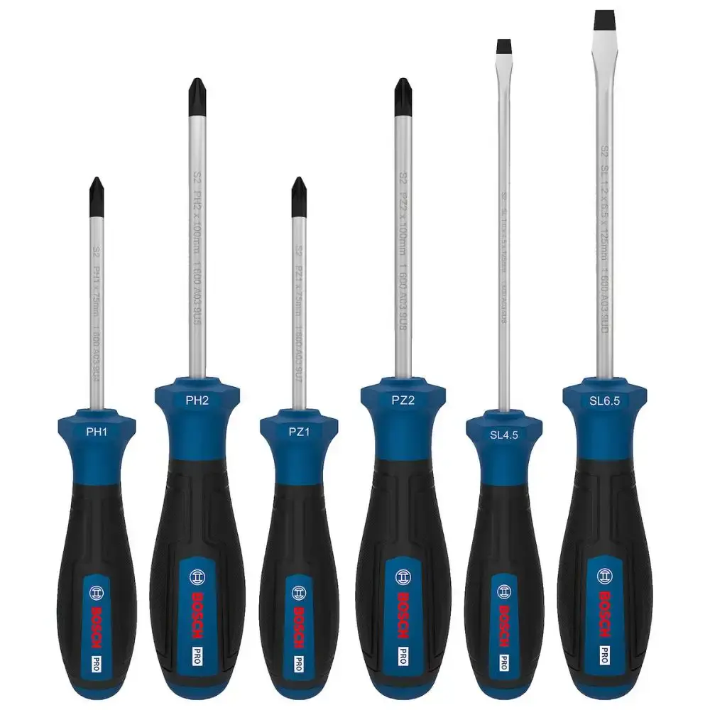 Jogo de chave PRO ph/pz/sl 6 peças 1600A039PD000 bosch Bosch Ferramentas Manuais — fotografia de referência