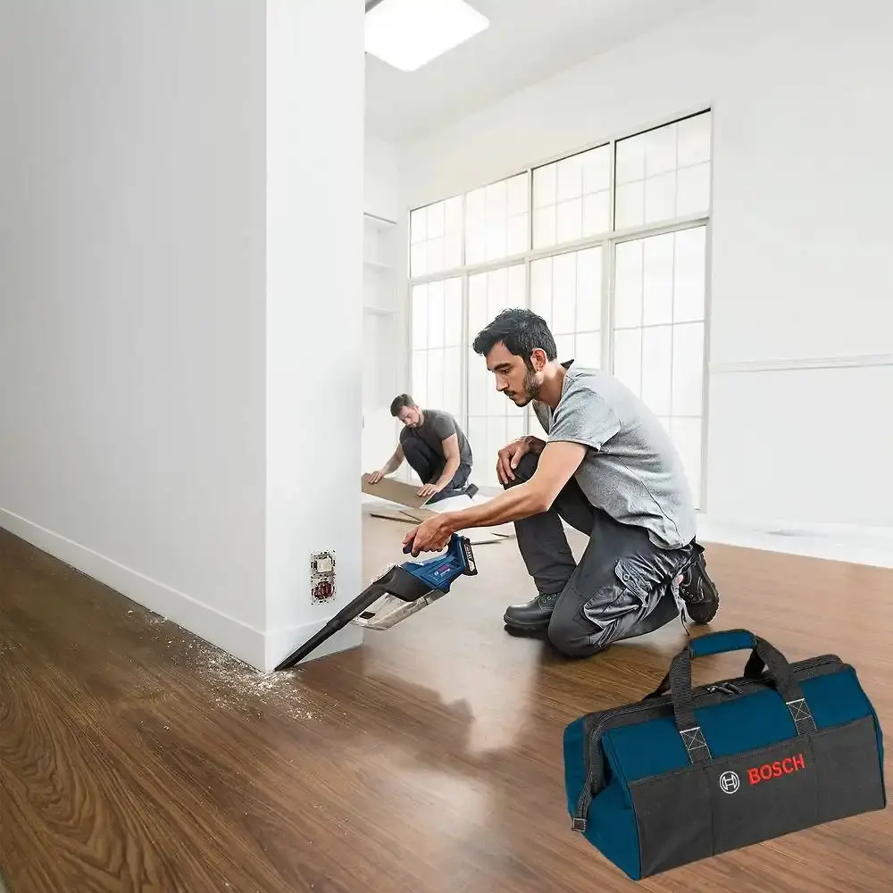 Aspirador de pó portátil à bateria 18V GAS 18V-1 professional 2 baterias 4,0AH, carregador bivolt e bolsa Bosch — fotografia 5