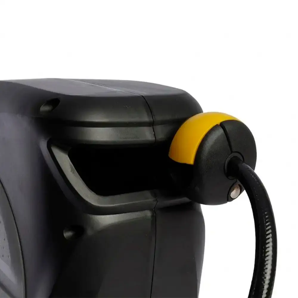 Carretel retrátil com mangueira 10 metros 1/4 POL 250 PSI para ar comprimido Evald — fotografia 4