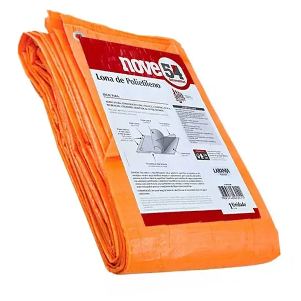 Lona 2 x 2 Metros 100 Micras Leve Laranja NOVE54 — fotografia 6