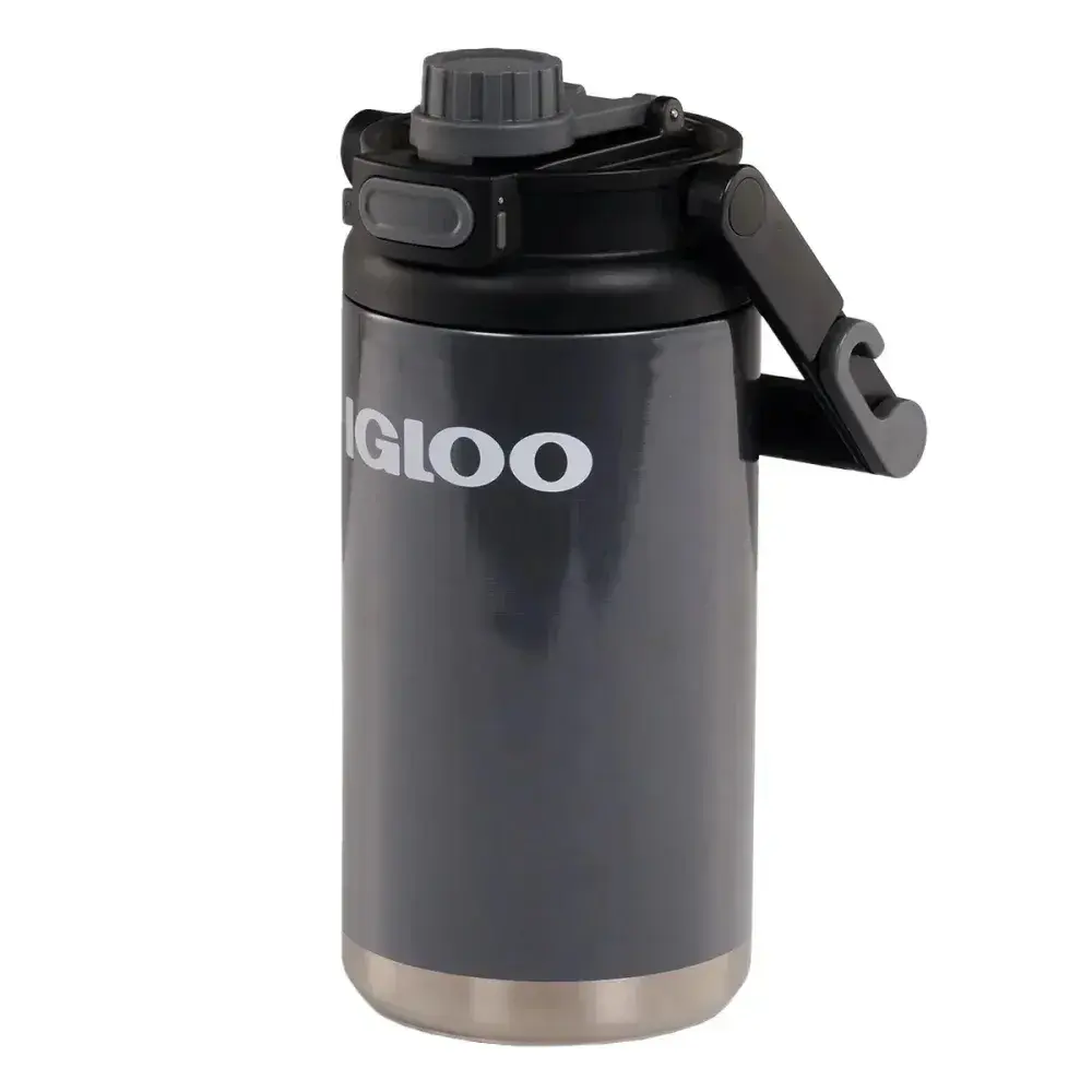 Garrafa sport aço inox 1,59L carbonita Igloo — fotografia 6