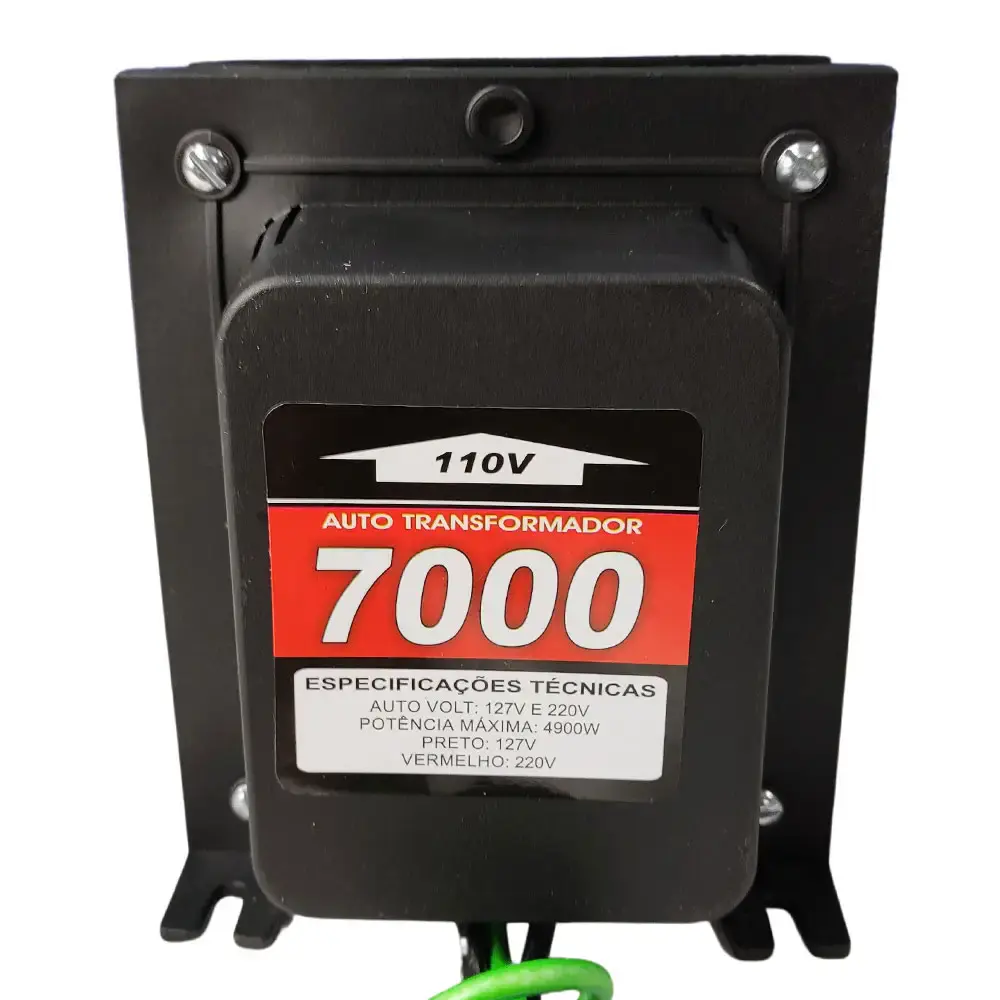 Transformador de voltagem 4900W bivolt EVAT7000 Evald — fotografia 3