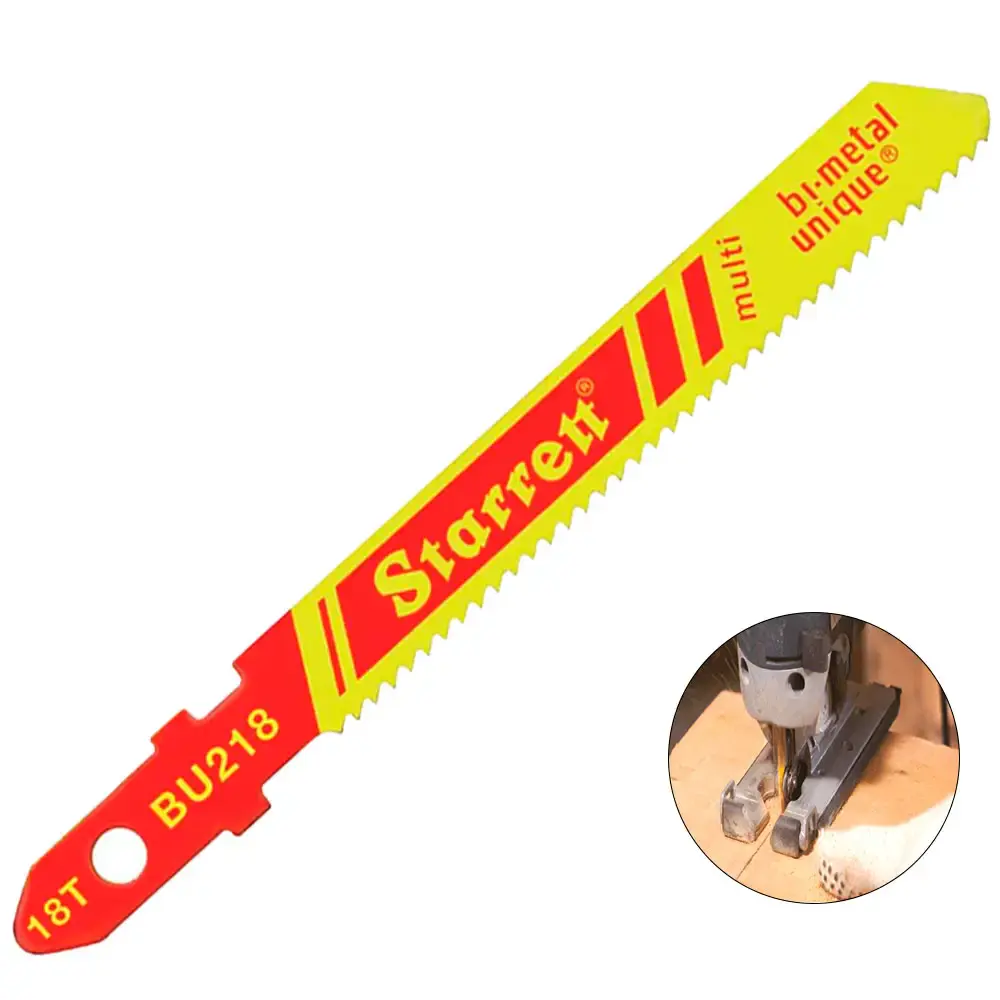 Lâmina de serra tico-tico bi-metal 18 dentes Starrett — fotografia de referência