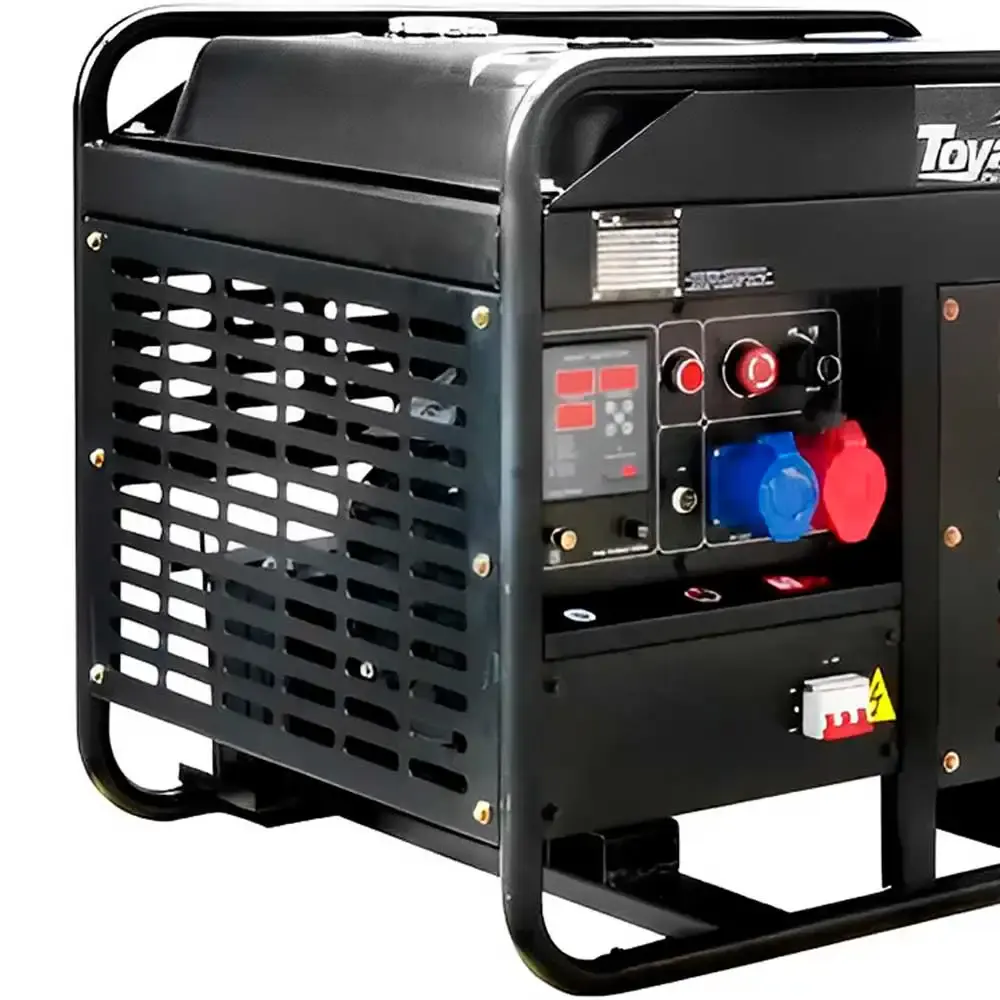 Gerador diesel 12,5KVA trifásico 380V TDWG12000CXE3-N Toyama — fotografia 4