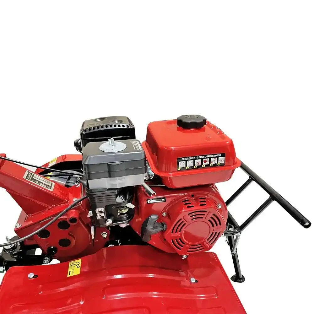 Motocultivador gasolina 7,0 HP 4T 212 CC rodas e enxadas GMC-7000-8 Garthen — fotografia 6