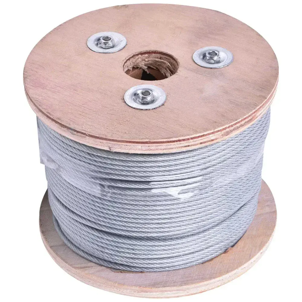 Cabo de aço 6X7 1/8” pvc 100M 3,20MM worker Acerosid — fotografia 7