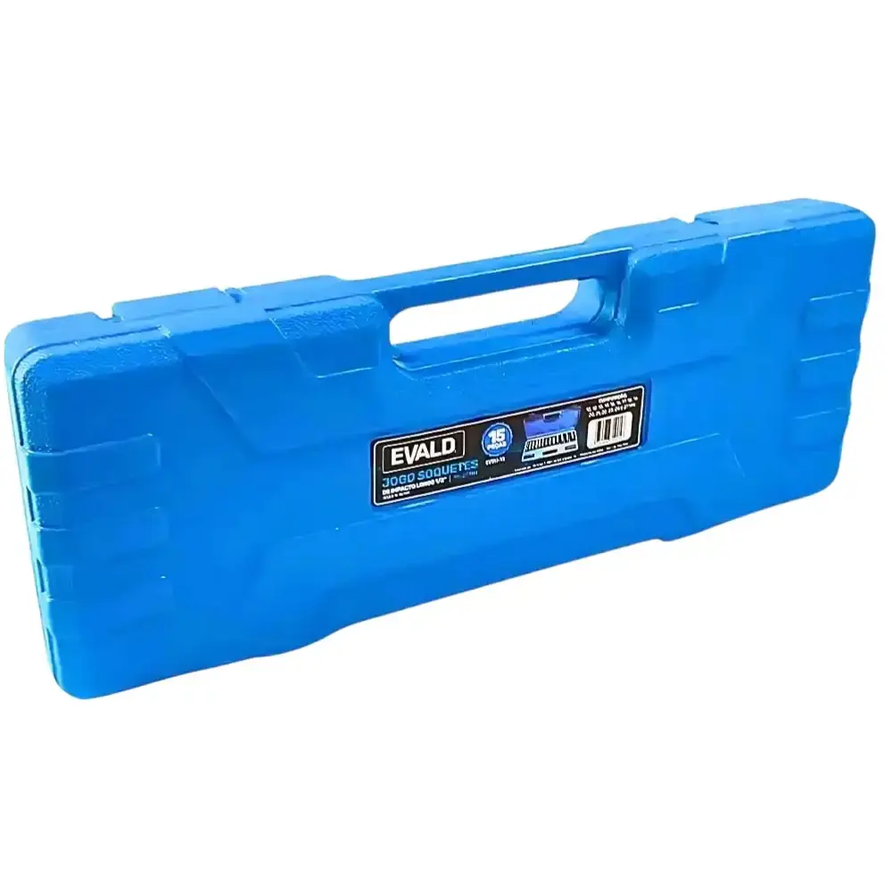 Chave de impacto 1/2 POL Puma com jogo soquetes 10-27 MM 15 peças evald — fotografia 3