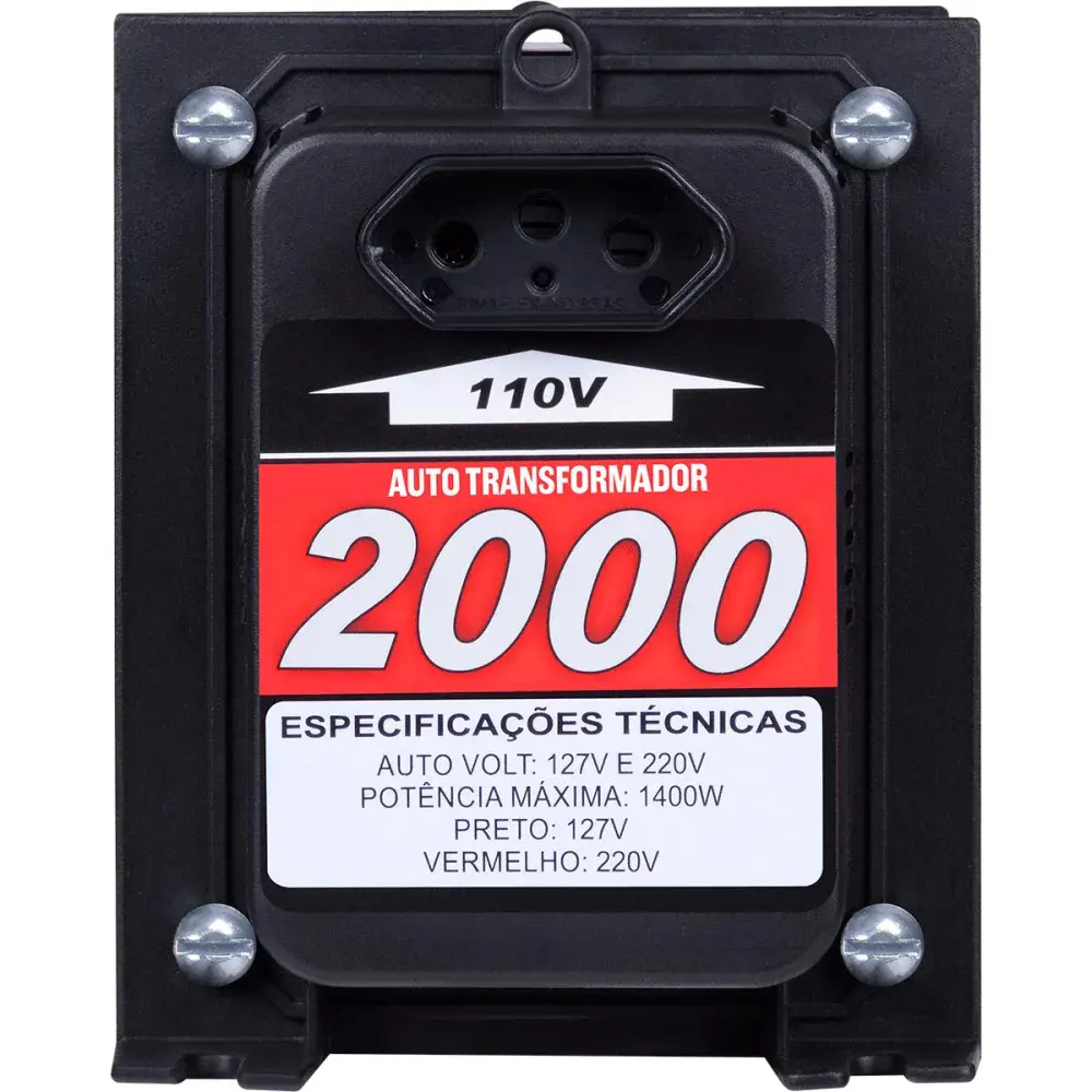 Autotransformador tripolar 2.000VA 1400W bivolt Kitec — fotografia 4