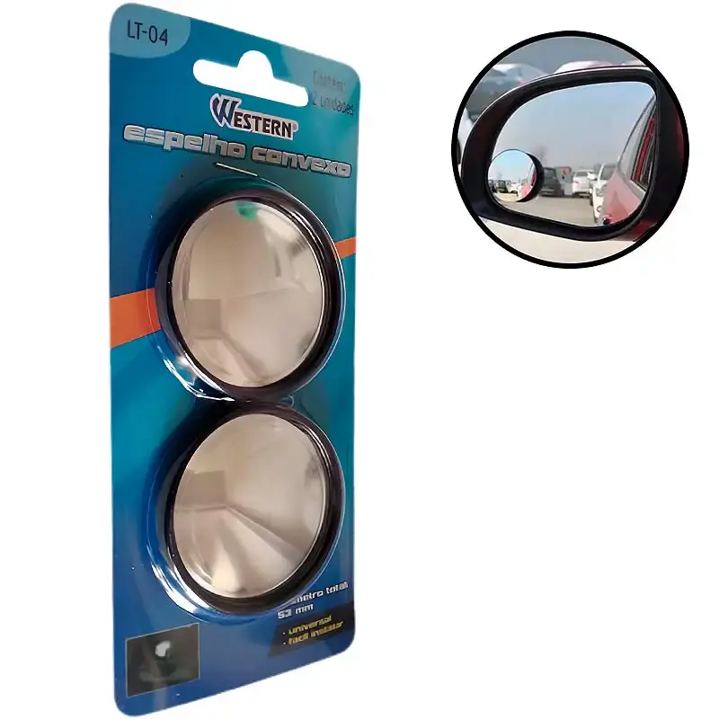 Espelho retrovisor convexo auxiliar redondo LT-04 Western