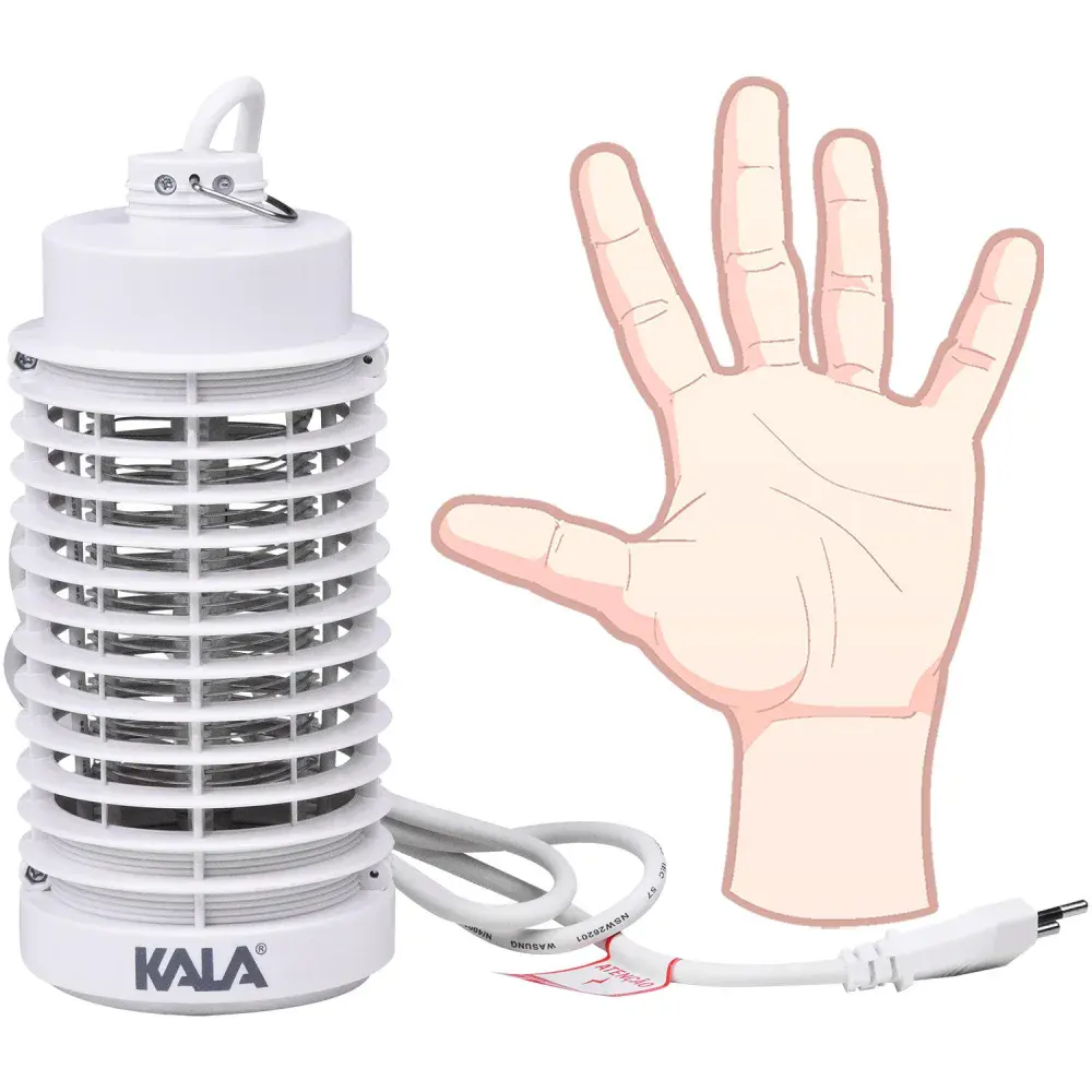 Mata insetos elétrico com alça branco Kala 220V — fotografia 4
