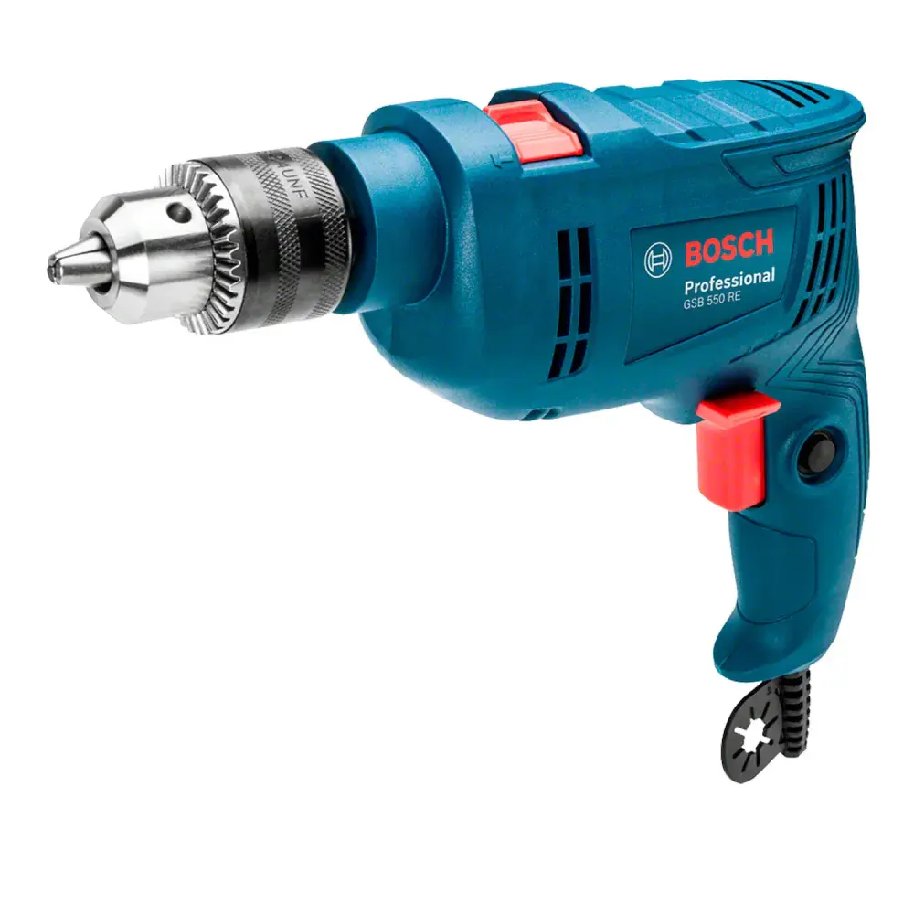 Furadeira impacto 1/2 550W 14 acessórios GSB550 Bosch 127V — fotografia 6