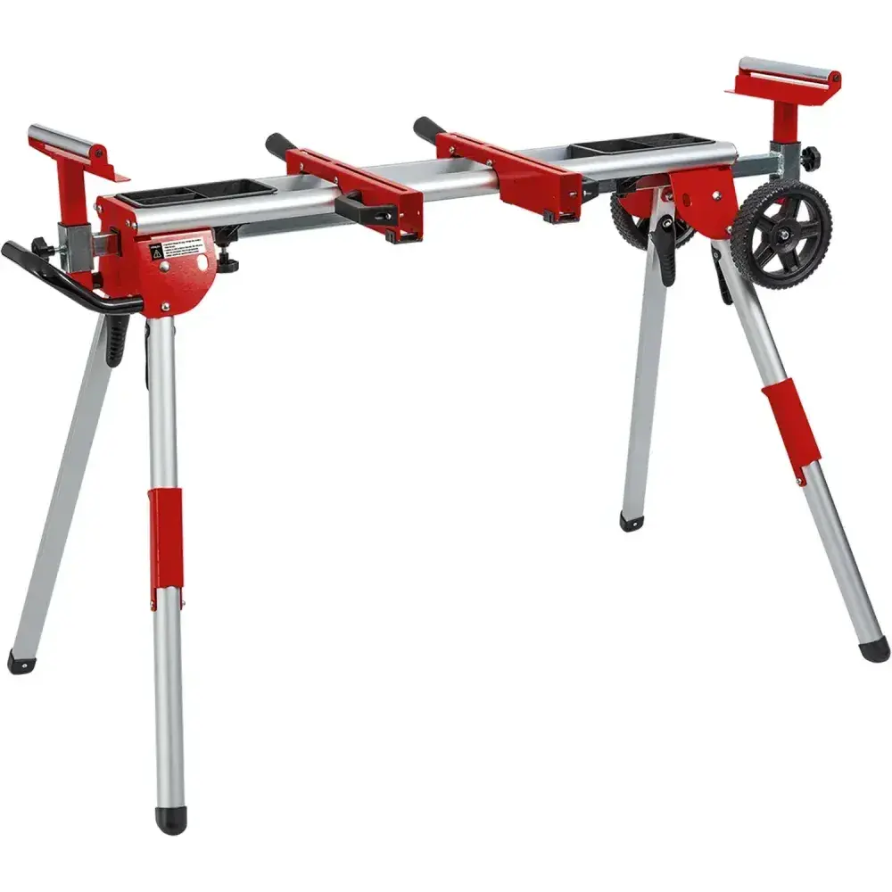 Bancada portátil Worker alumínio tubular dobrável para serras esquadrias 12" 1730MM 150KG — fotografia 4