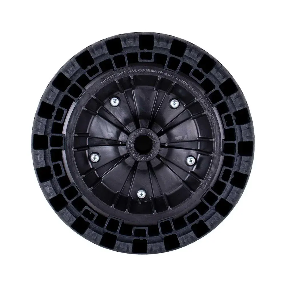 Roda completa flex border carrinho de mão eixo universal Worker — fotografia de referência