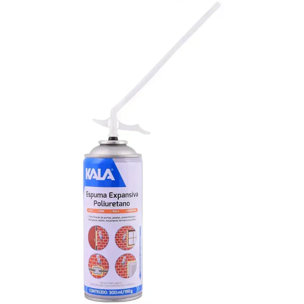 Espuma expansiva em poliuretano 300ML 190G Kala — fotografia 9