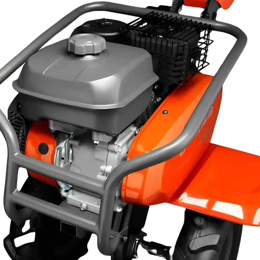 Motocultivador a gasolina 4,8 HP 4T 212 CC rodas e enxadas TF-338 Husqvarna — fotografia 2
