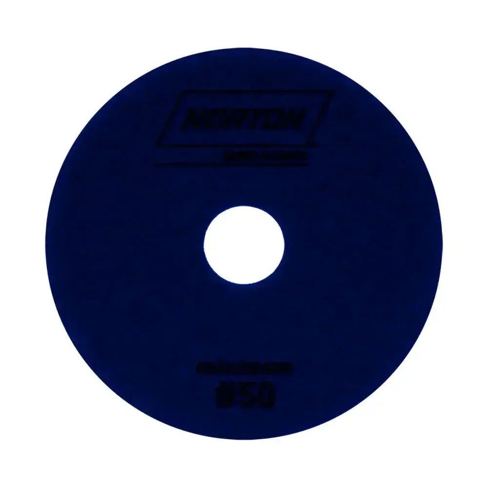 Disco diamantado flexível 100MM grão 50 azul Norton — fotografia 5