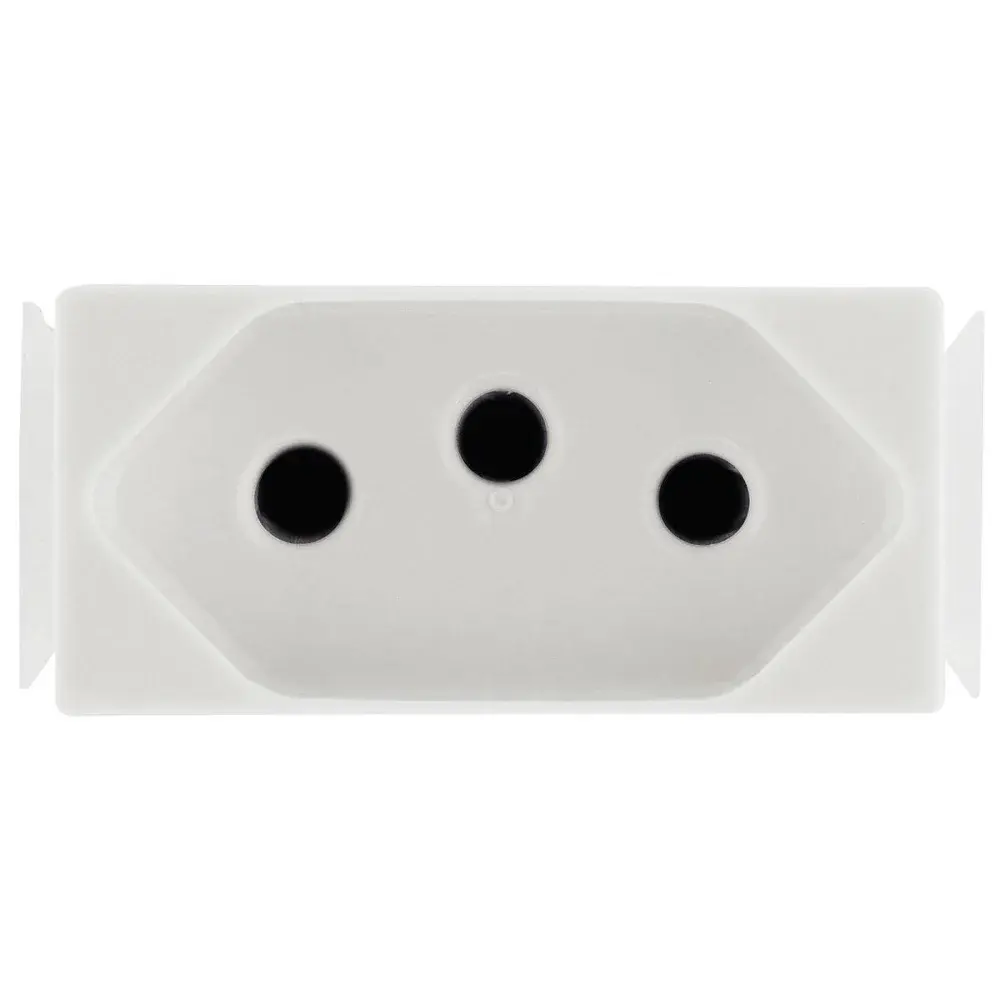 Módulo de tomada 2P+T aria 20A branco 250V Tramontina