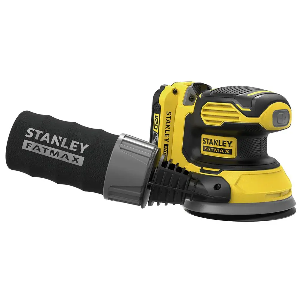 Lixadeira de roto orbital a bateria 5” 1,5AH 20V Stanley — fotografia de referência