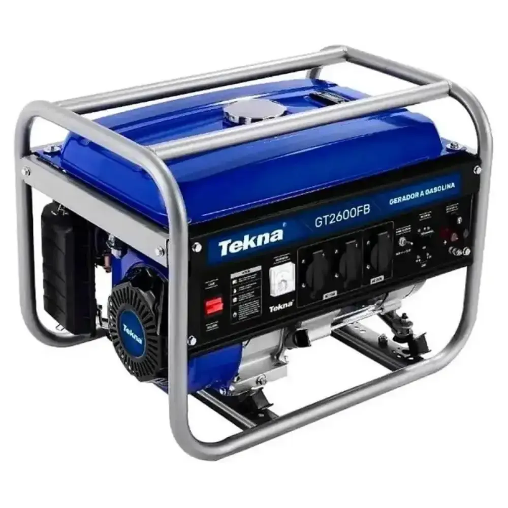 Gerador à gasolina 2.5 KVA 4 tempos bivolt GT2600FB Tekna