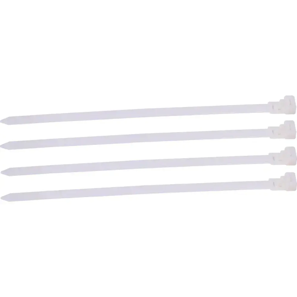 Abraçadeira com trava 150 x 7,6MM branca 20 peças Worker — fotografia 5