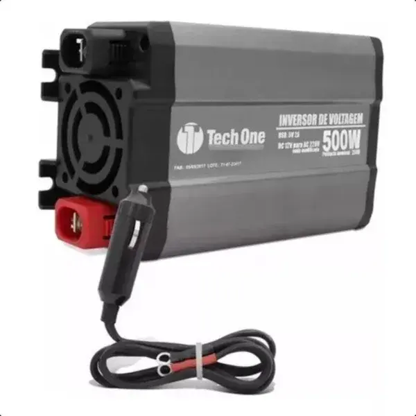 Inversor semi senoidal 500W 12V/127V - tech one