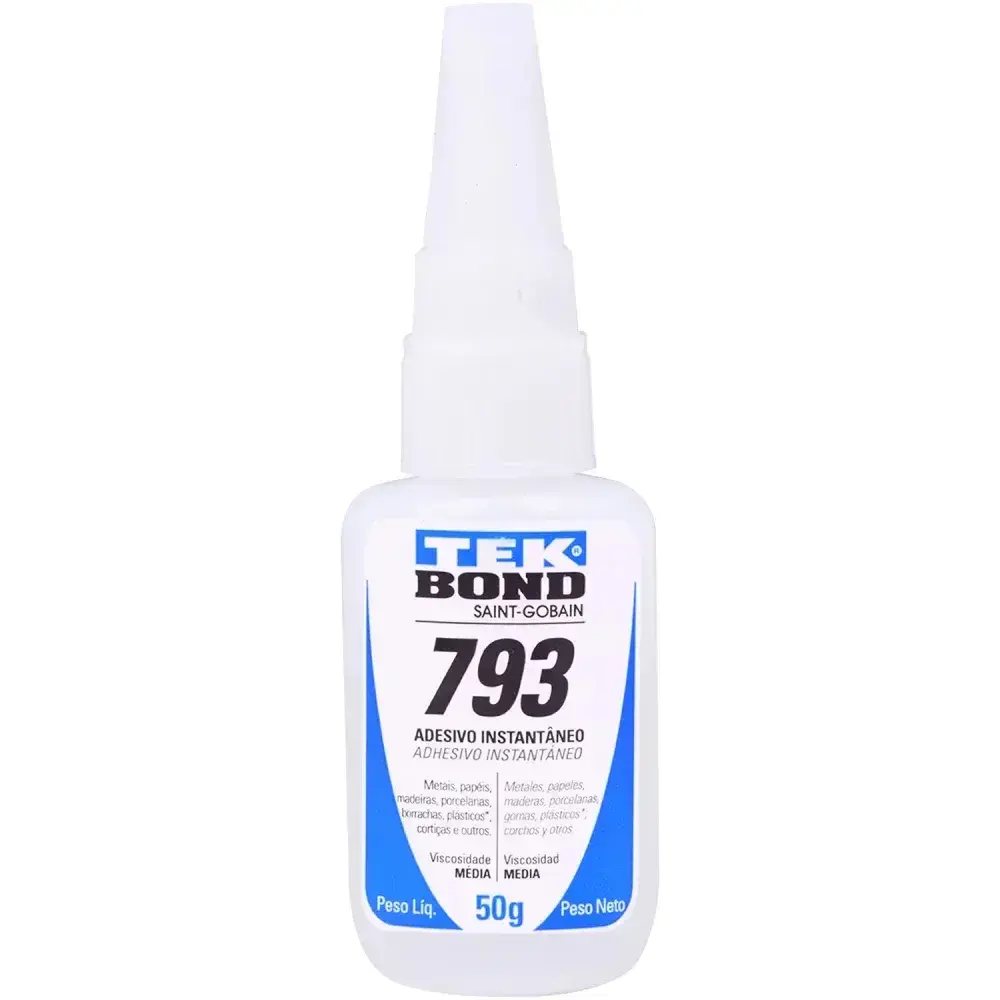 Adesivo instantâneo 793 tradicional 50GR Tekbond — fotografia 4