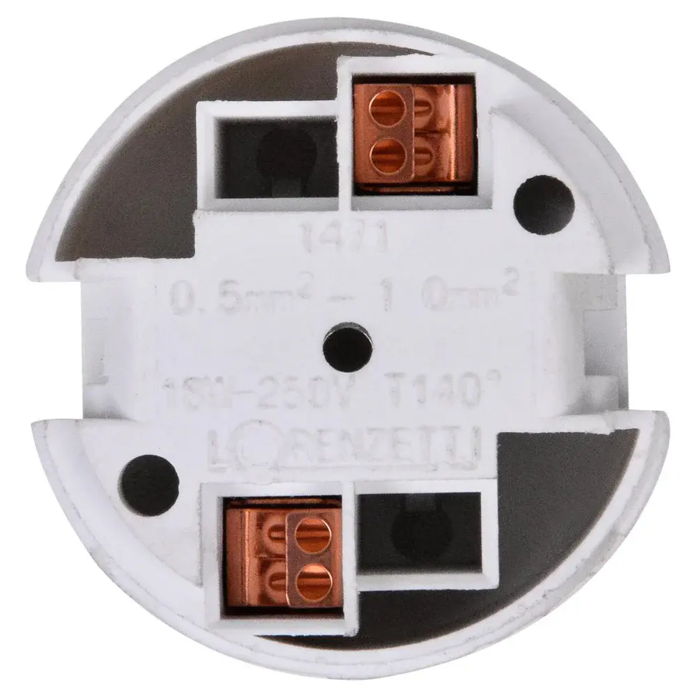 Porta lâmpada fluorescente Lorenzetti compacta 18W G24 D2 — fotografia 3