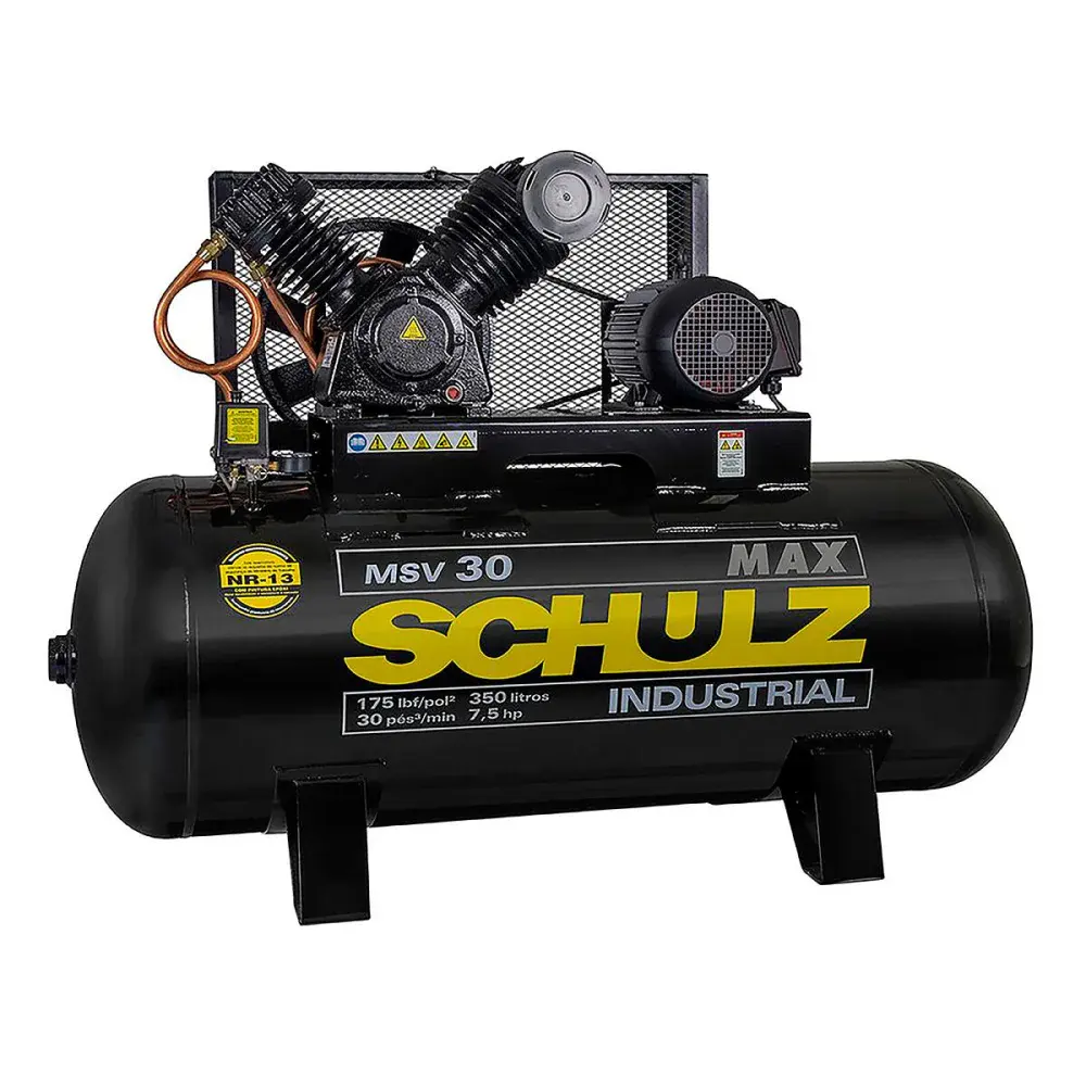 Compressor max MSV30 7,5HP 220/380V Schulz — fotografia de referência