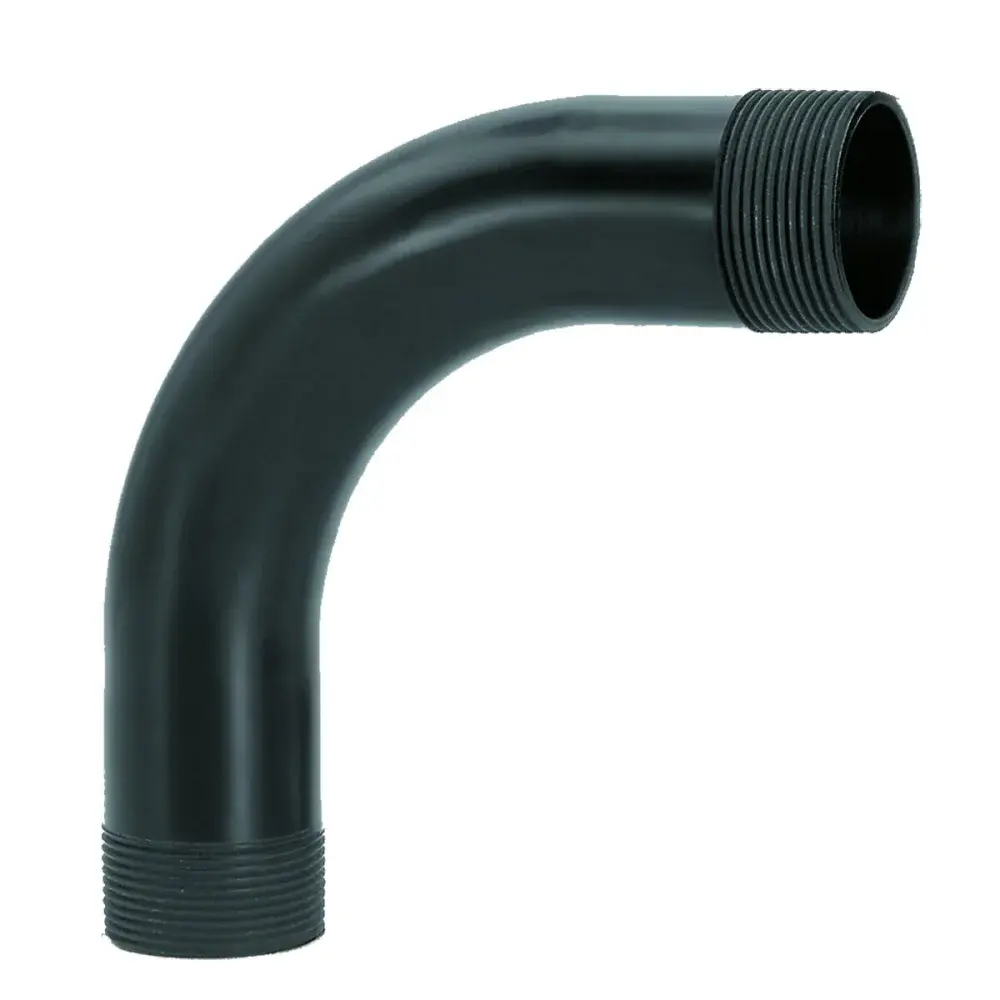 Curva 90G eletroduto Amanco roscável 1.1/4 longa