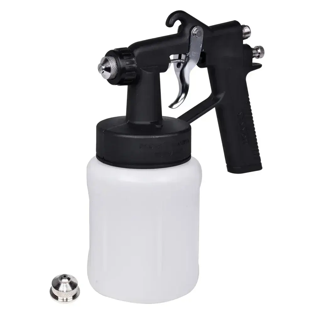 Pistola de pintura de ar direto 1,5MM 40PSI 700ML Worker — fotografia 6