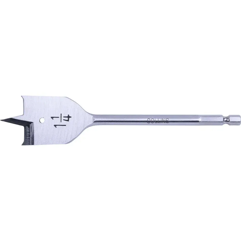 Broca chata para madeira 1.1/4 x 152MM Collins — fotografia 6