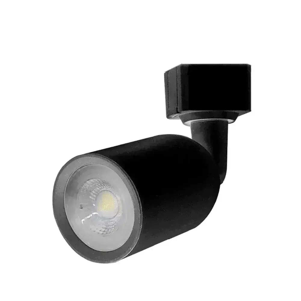 Spot de led para trilho MR16 preto 6W 6500K biv Taschibra — fotografia 5