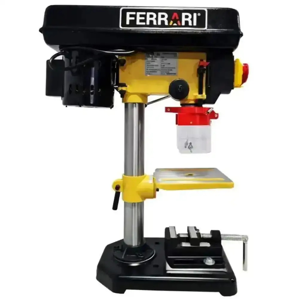 Furadeira bancada mandril 1/2 POL motor 350W com morsa FG13CM Ferrari 110 V — fotografia 12