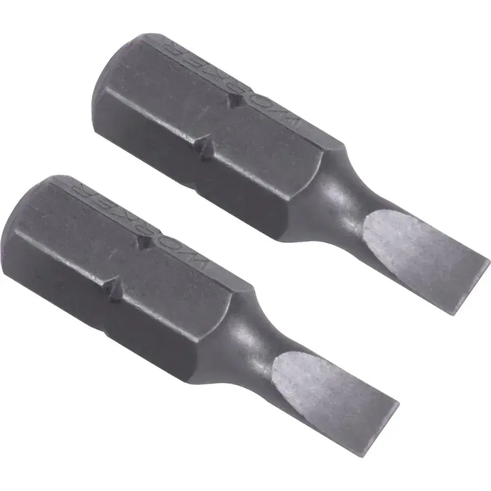 Bits parafusadeira 1/4 ponta fenda 4X25,4MM 5 peç Worker — fotografia 6