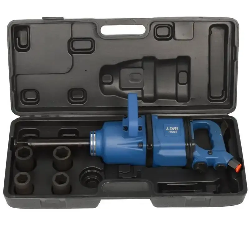 Chave de impacto pneumática longa 1 POL 320 kgfm PRO-190 LDR2 Lrd2 — fotografia 3