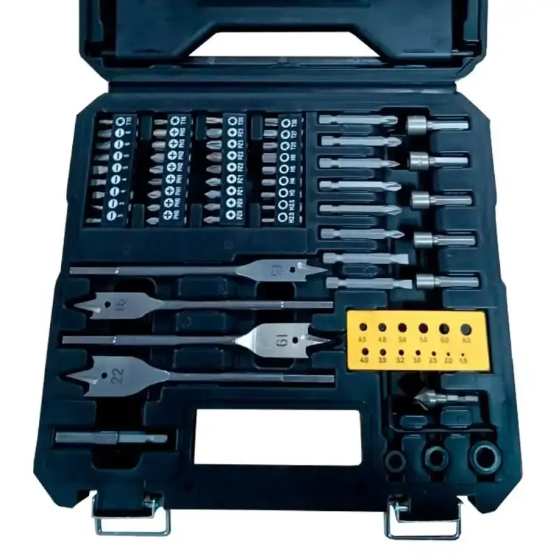 Kit de brocas e bits com 82 peças aço cromo vanádio e maleta HO211 Multilaser — fotografia 4
