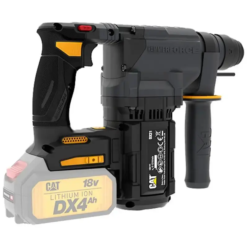 Martelete sds-plus à bateria brushless 18V sem bateria e carregador DX21B CAT — fotografia 3