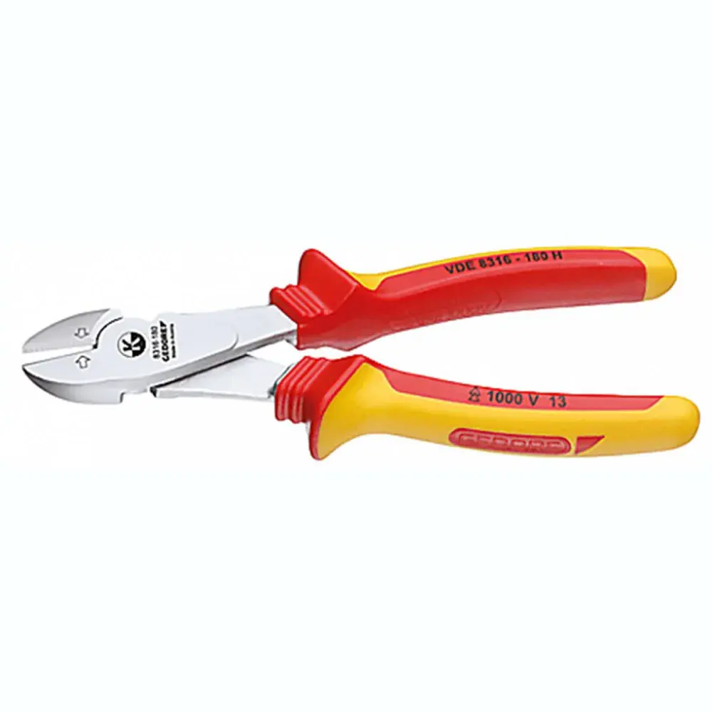 Alicate de corte diagonal americano vde 8” Gedore — fotografia de referência