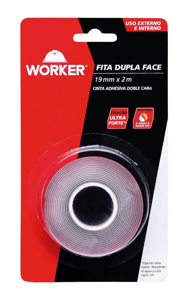 Fita dupla face 19MMX2M externo Worker — fotografia 2