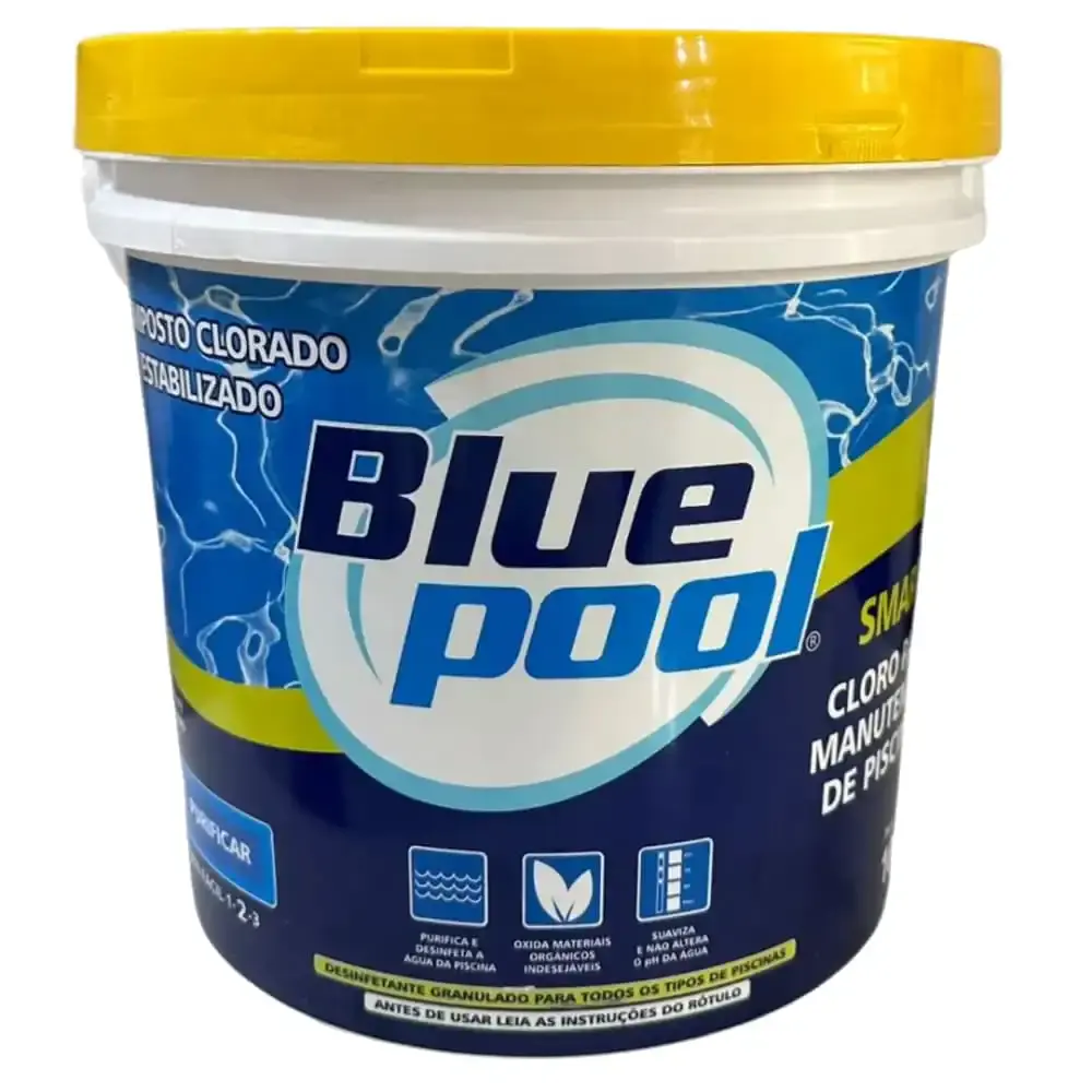 Cloro piscina balde 10KG smart 212035 Bluepool