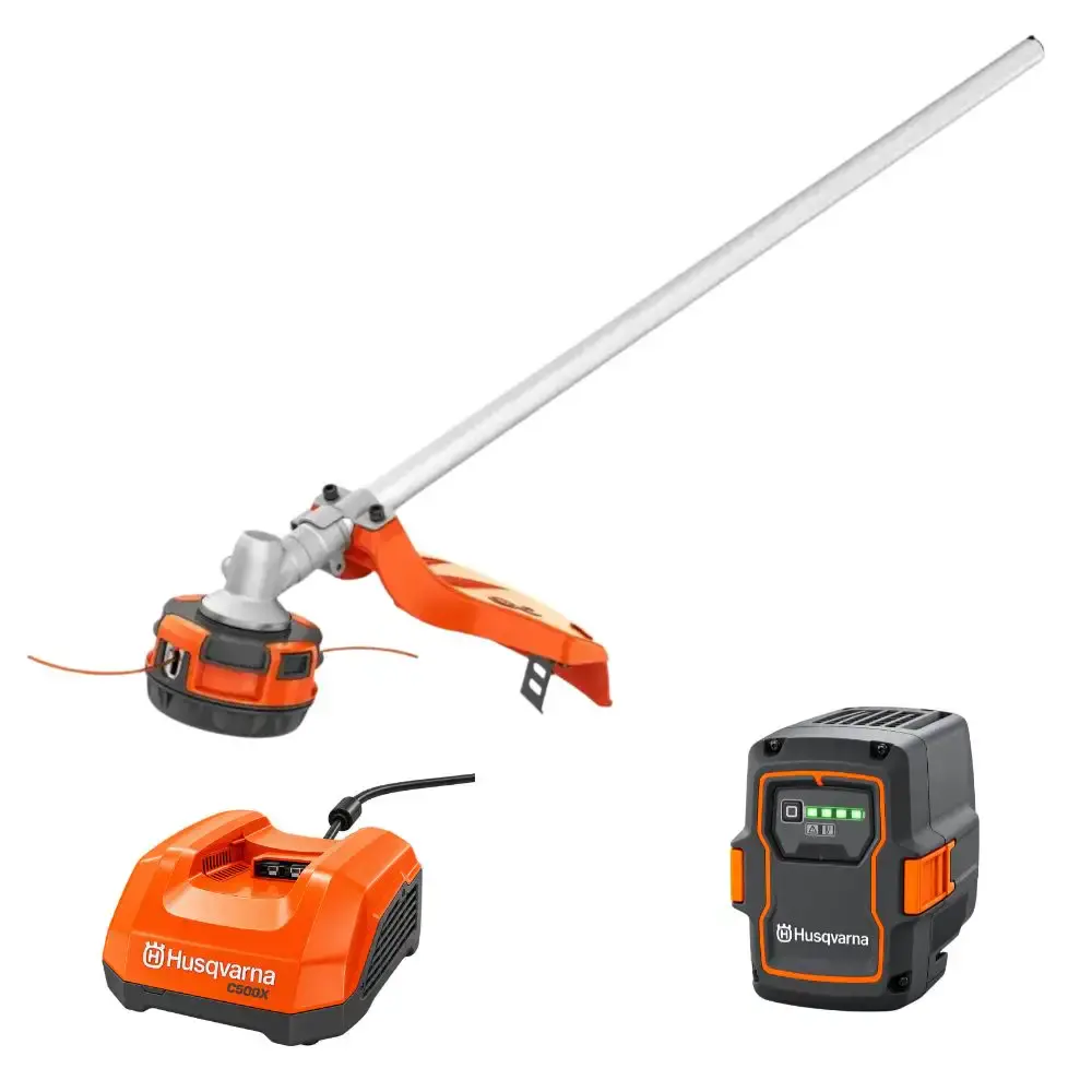 Implemento roçadeira TA320 carregador rápido 40-C500X 12A e bateria B220X 36V 6AH Husqvarna