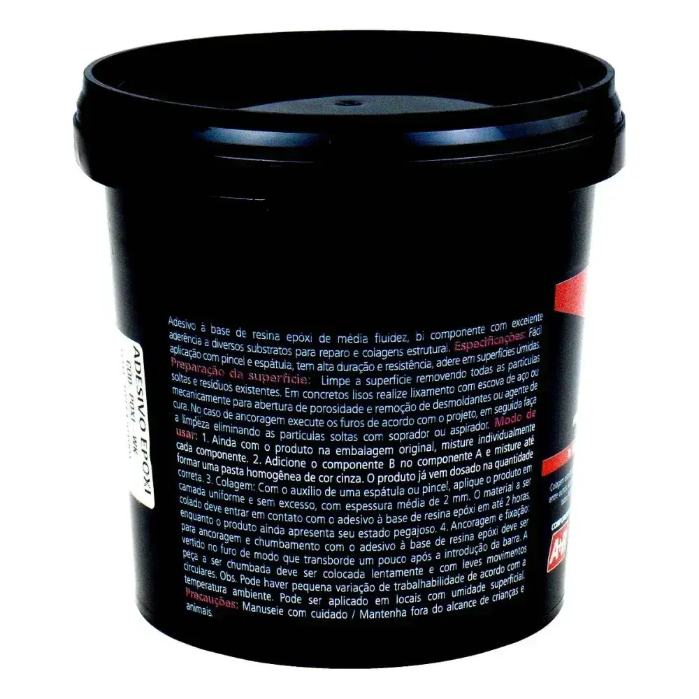 Adesivo epoxi para colagens e reparos 1KG Worker — fotografia 4