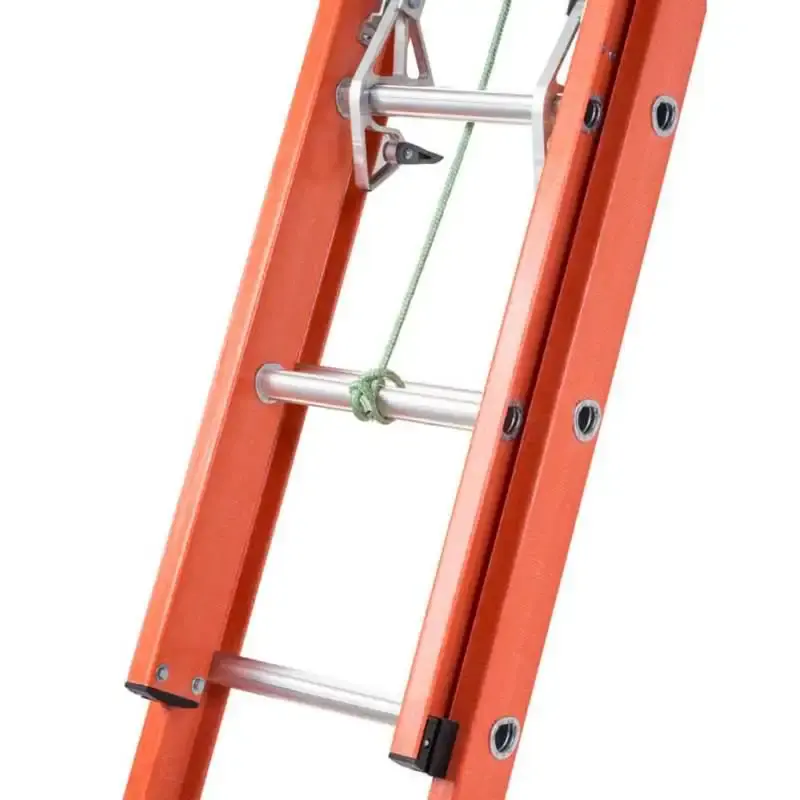 Escada de Fibra de Vidro 15 Degraus Extensível 3.0 x 4.8 Metros EAFD-15 SÍNTESE — fotografia 3