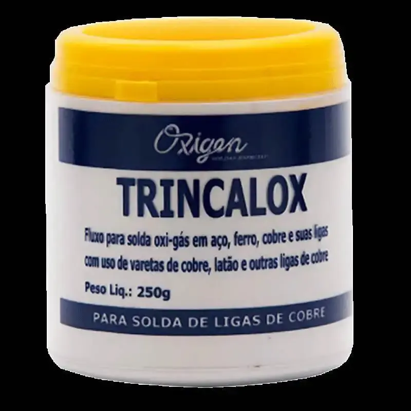 Fluxo para solda 250 GR trincalox em pó Oxigen